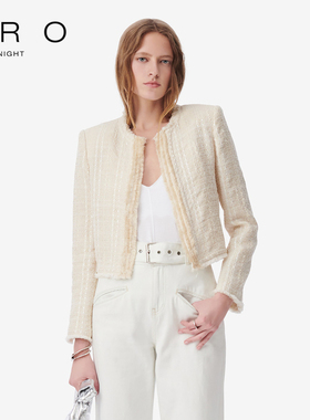 IRO NIGHT 2025年春季新款早春毛边编织小香风外套WM07INAS24S