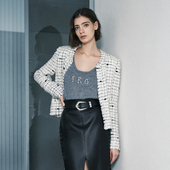 IRO 外套WP07DARIOTSPE223W 圆领小香风短款 NIGHT 2025年秋季