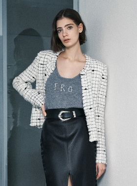 IRO NIGHT 2025年秋季圆领小香风短款外套WP07DARIOTSPE223W