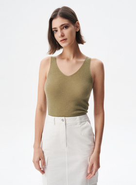 IRO NIGHT 2025年夏季打底保暖内搭山羊绒背心吊带IWF351M03600