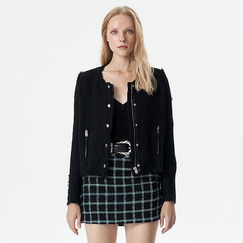 IRO Night 2025年冬季时尚高定毛须边短外套WF07AGNETTEIP00P