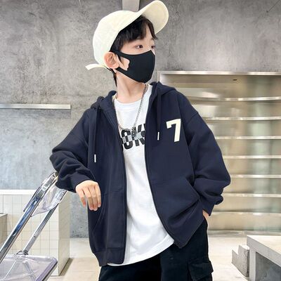 男童外套春秋款2026新款秋季男孩炸街痞帅中大儿童春装棒球服上衣