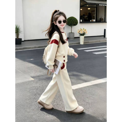 女童春季套装儿童卫衣运动服套装