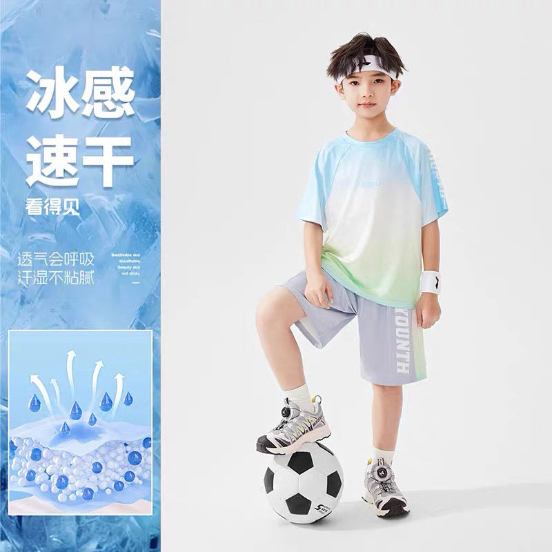 男童速干运动服篮球服图片
