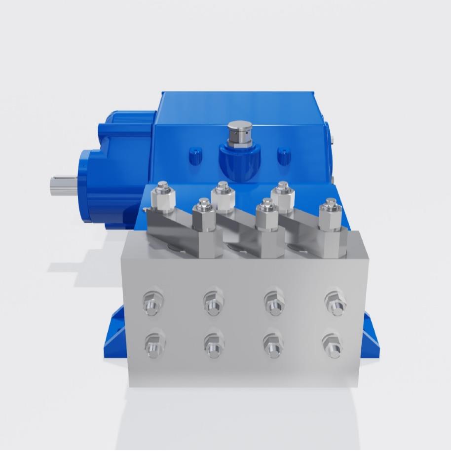 市政路面标线清洗清除道路水除线机高压柱塞泵生产高效