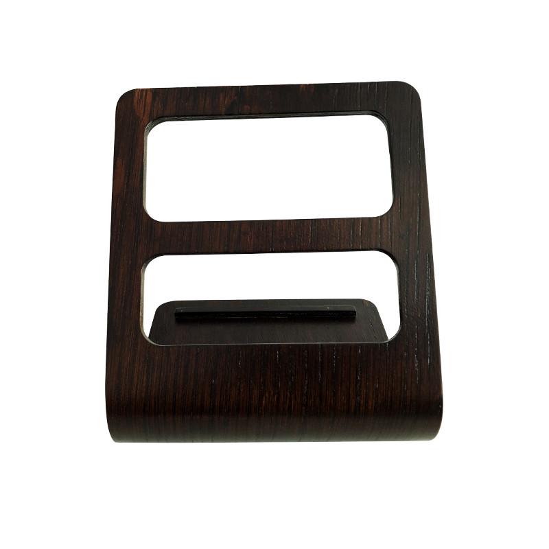 a524诧办公风实木电视遥控器收纳盒客厅茶几遥控支架木质寂桌面置