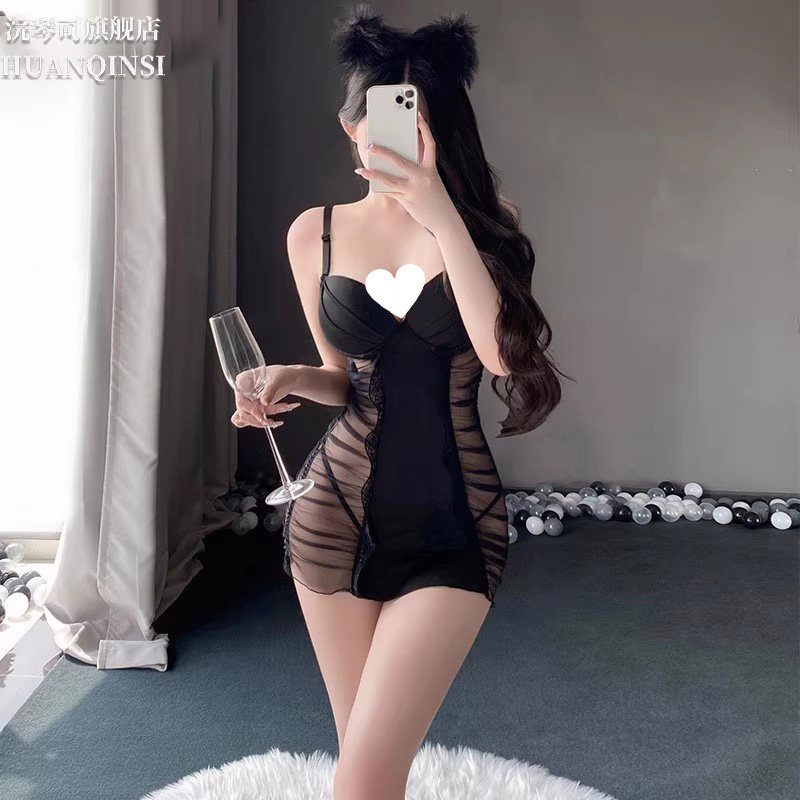 睡衣女薄款性感冰丝春秋睡袍浴袍两件套丝绸睡裙高级感2025年新款