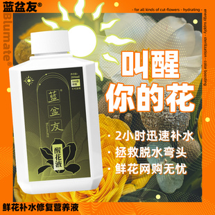 鲜花醒花液营养液玫瑰百合通用型保鲜剂延长花期200ml 瓶