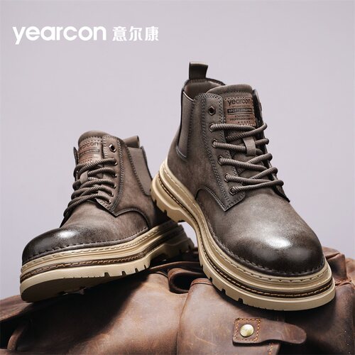 意尔康男鞋官方旗舰店正品