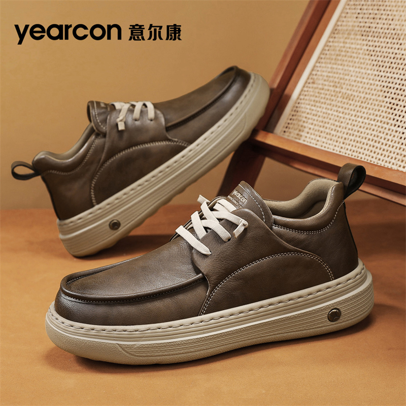 意尔康男鞋官方旗舰店正品