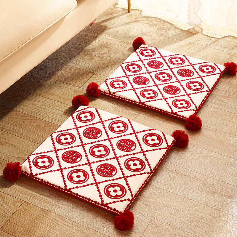 结婚抱枕一对婚庆婚房红色喜字压床娃娃沙发客厅床上陪嫁用品大