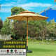 户外庭院天台遮阳伞室外休闲园伞大型摆摊太阳伞带灯便携式 中柱伞