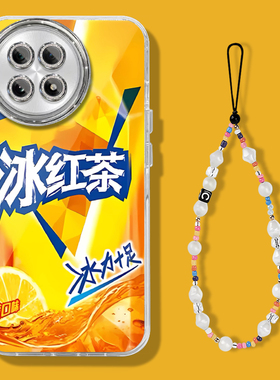 夏日冰红茶适用一加Ace5手机壳新款oneplusace5pro套1+ace3pro全包一加13清凉12镜头膜1创意ace2v男女款2pro+