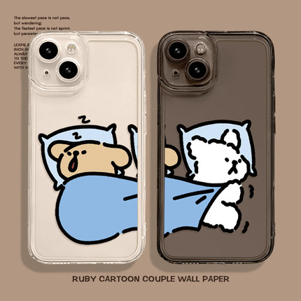 抢被子小狗适用oppore手机壳新款10pro套1+ace3可爱卡通findx7防摔ace2v硅胶reon9por透明一加12情侣k11+