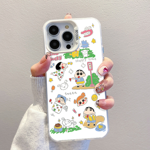 ace3高级感findx7全包ace2v彩银reon9por可爱卡通一加12男女k11 春游小新适用oppore手机壳新款 10pro套1