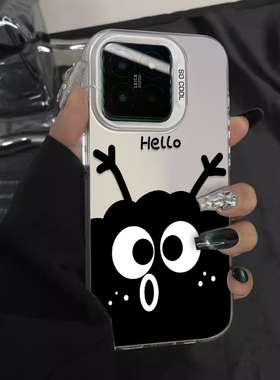 卡通煤球适用红米k70手机壳新款note13pro套k60至尊版小米12pro+高级感50电竞k40s彩银30可爱情侣11男女10pro