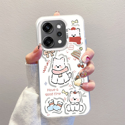 围巾西高地适用opporeno13手机壳新款reno12pro套10可爱小众reon9por+创意8/7卡通6ultra5男女款OPPO K12xk11