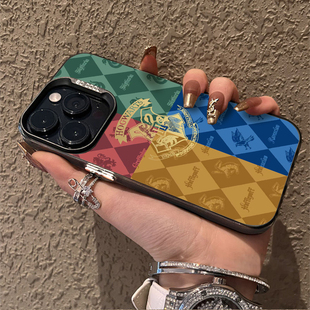 哈利波特适用苹果16promax手机壳新款iPhone15套ipone14霍格13mini沃茨12pro格兰xsmax芬多周边8plus赫奇帕奇