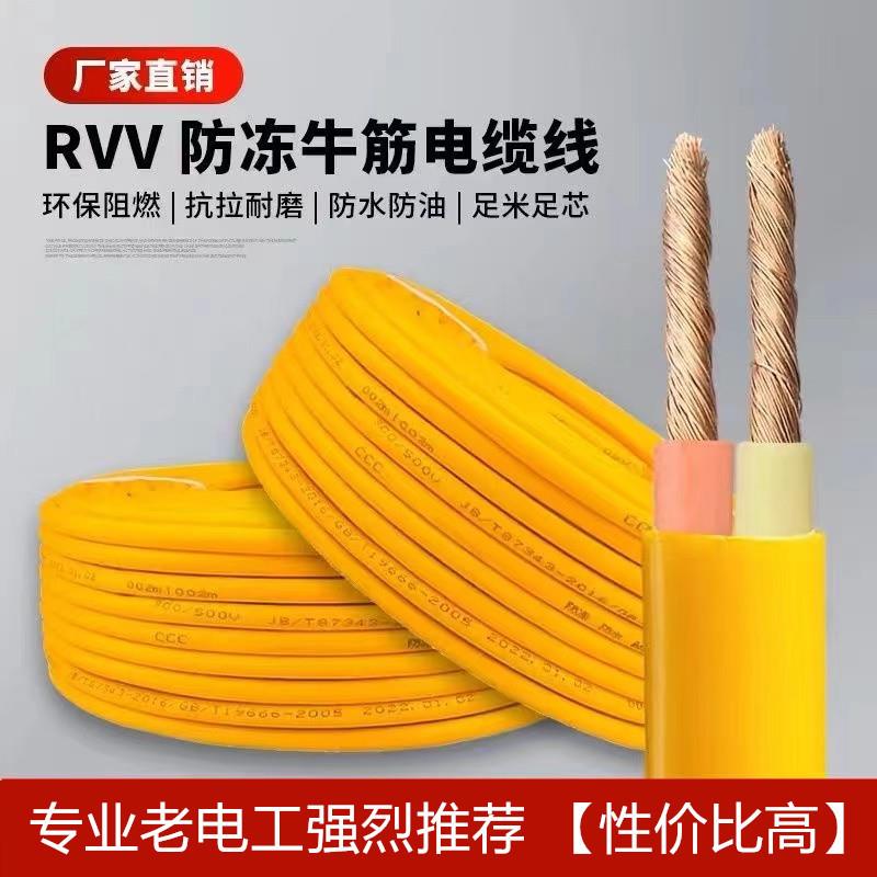 2.5家用电线电源线地拖线插板线充电线延长线软线夜市摆摊线100米