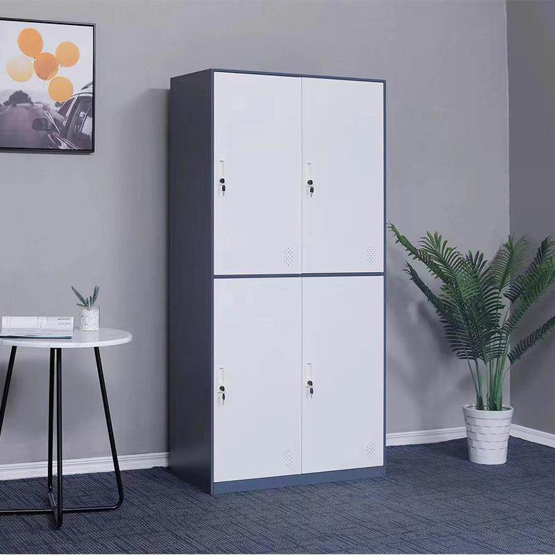 河洛乐华窄边更衣柜加厚钢板灰色咖色多门储物柜拆装员工宿舍换衣,商业/办公家具,办公储物柜,淘宝优惠券,粉丝福利购,淘宝优惠卷