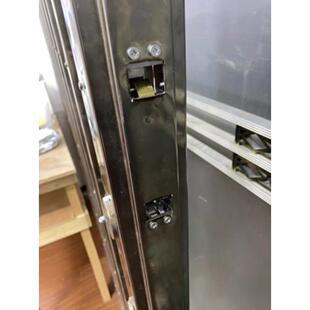 自动阳台防盗门拉门不锈钢老式伸缩门锁移门锁栅栏碰锁双舌对开