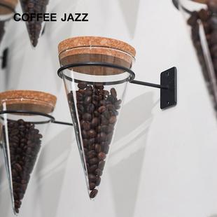展示罐茶样展示器具墙体装 咖啡豆样品分装 饰收纳豆罐 JAZZ COFFEE