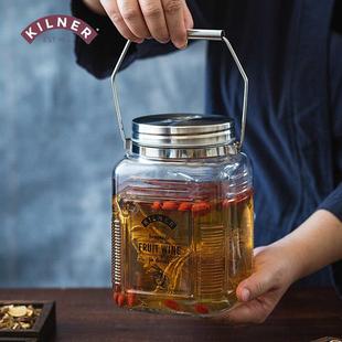 英国泡酒玻璃瓶家用高档密封容器人参红白酒药酒罐酒坛子专用酒瓶
