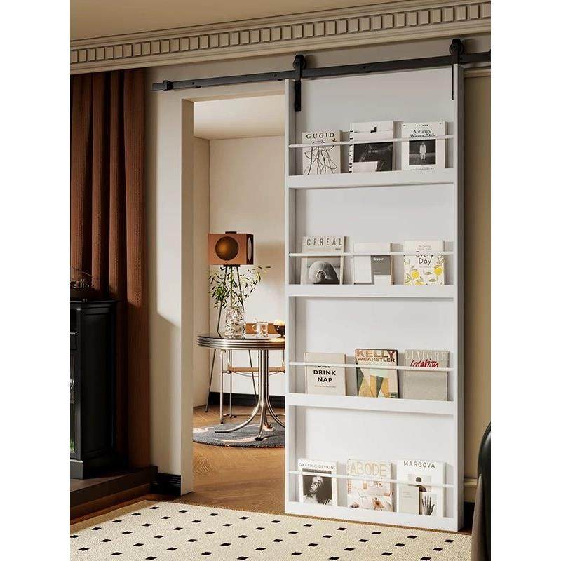 谷仓门推拉门吊轨门定制室内卫生间厕所厨房过道铝合金玻璃移门