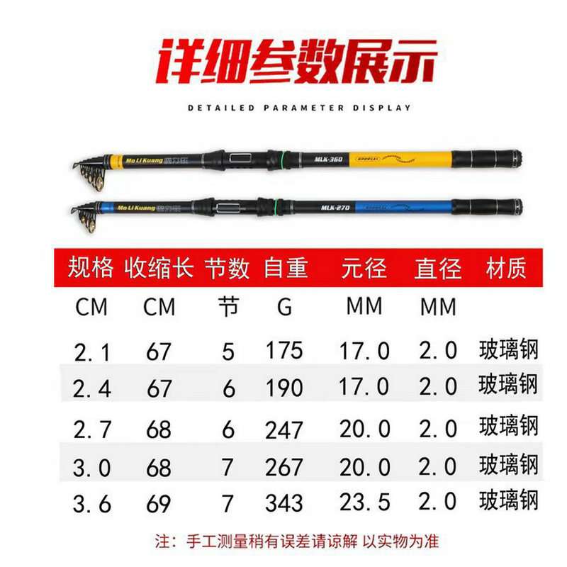 现货 玻璃钢海竿抛竿套装全套海竿钓鱼杆远投竿超硬海竿鱼竿
