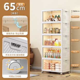 家用卧室g客厅折叠收纳柜免安装 新款 玩具衣物储物柜宝宝衣橱置物