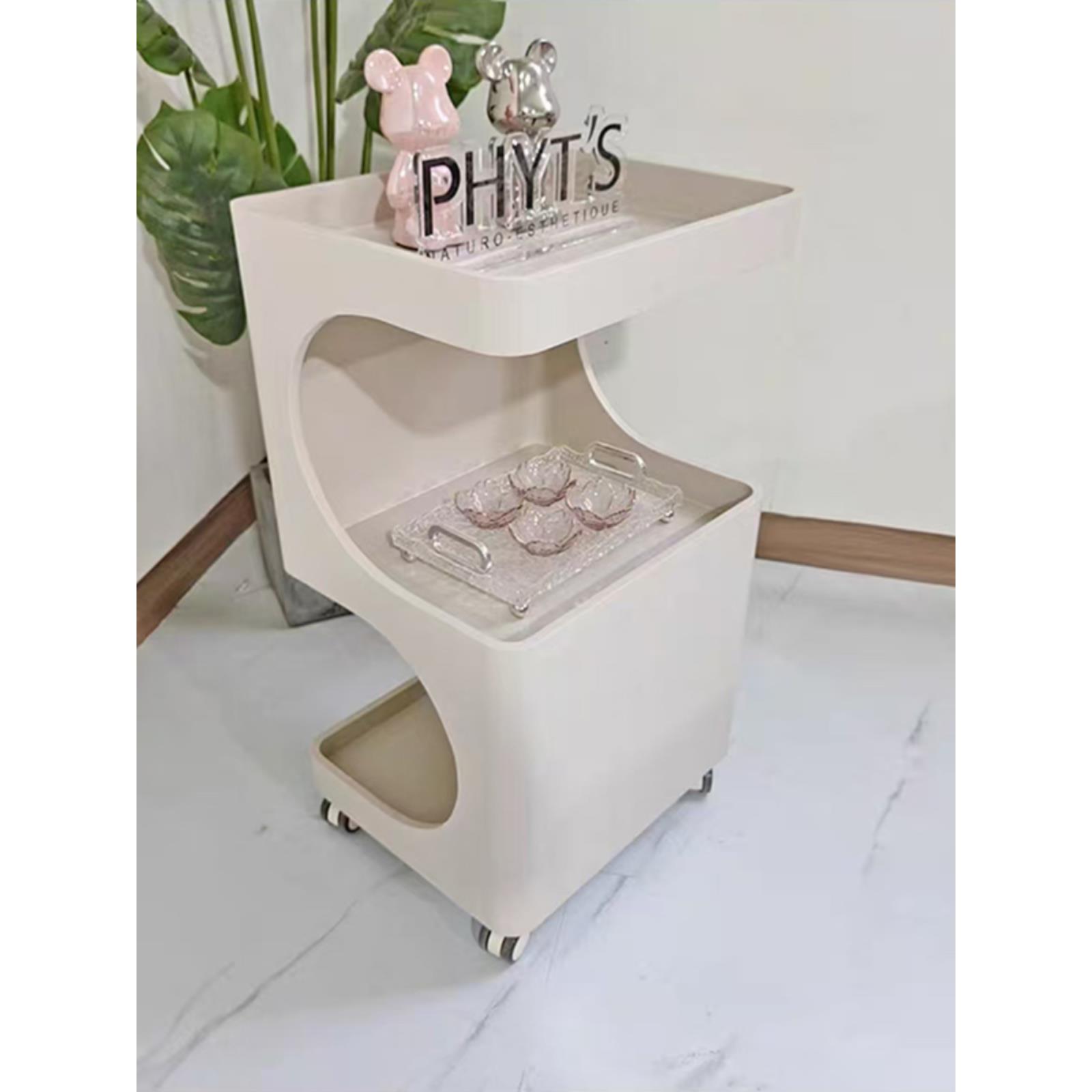 美容院专用新款小推车皮肤管理SPA会所工具车整体实木推车置物架