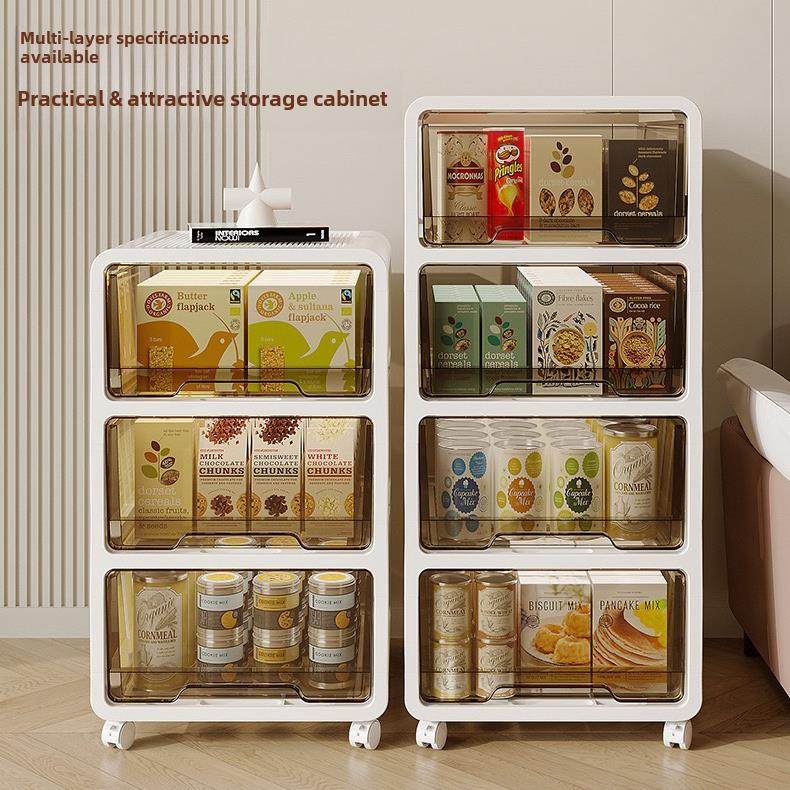 白色茶色抽屉式桌面收纳箱书桌整理文具落地化妆品置物架储物柜,收纳整理,收纳柜,淘宝优惠券,粉丝福利购,淘宝优惠卷