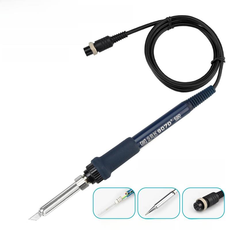 白光SBK907D+电烙铁手柄936D+恒温焊台陶瓷发热芯芯6针孔维修配件