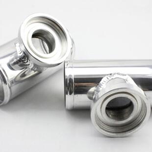 通用H二代三代4代泄压阀铝管底座 汽车改装泄压阀三通铝管转接座