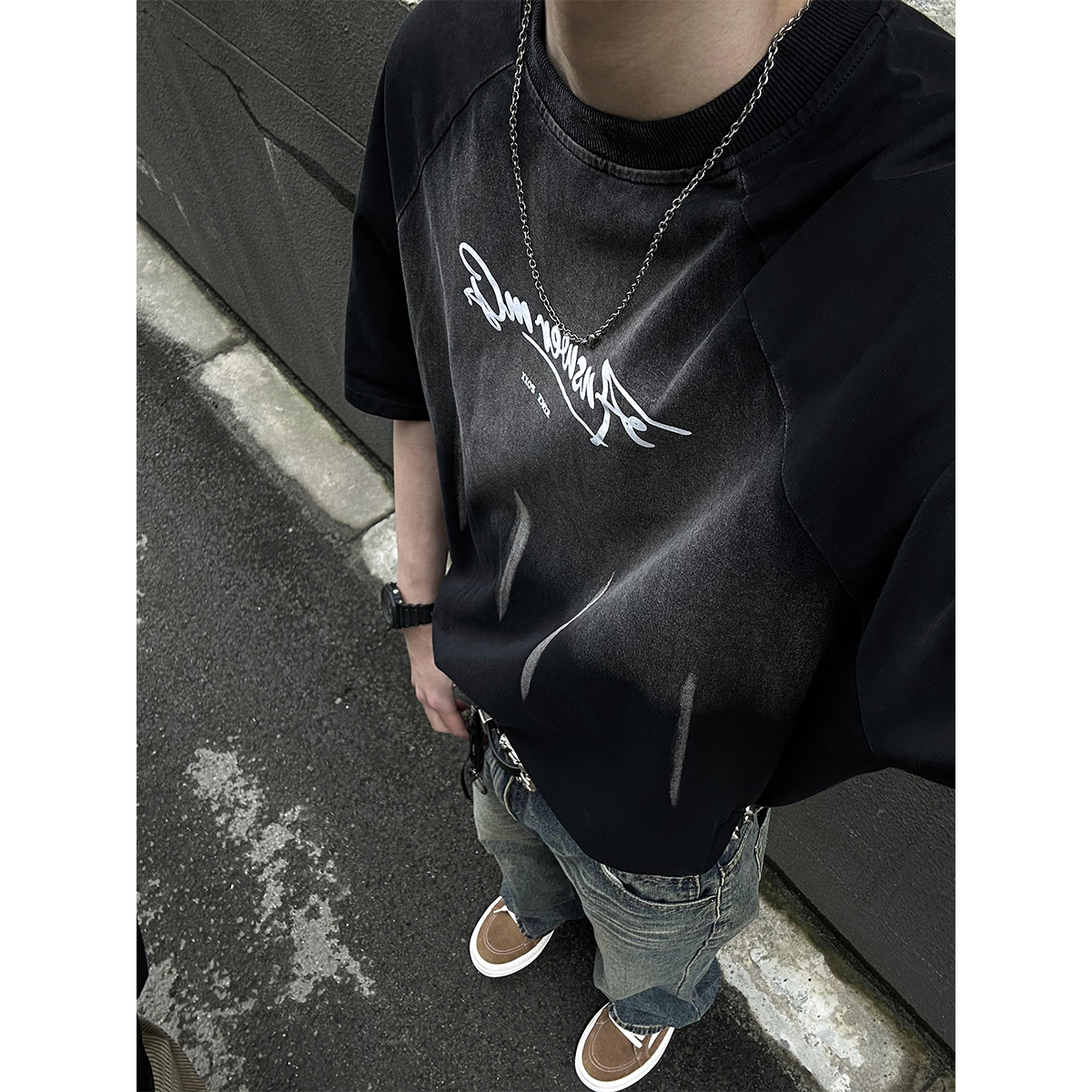 短袖日系潮牌青年短袖