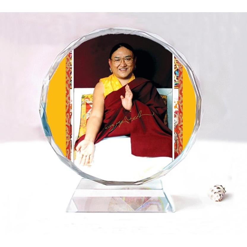 萨迦法王款2双面水晶像模型居家车载摆件摆台创意生日礼物纪念品