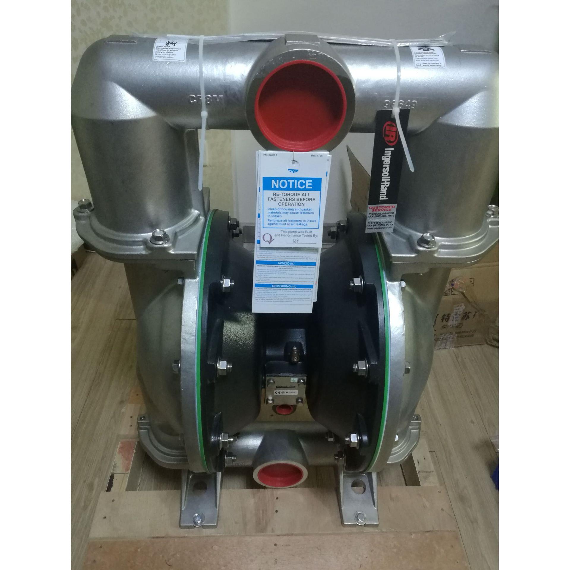 ARO66627B-244-C2寸防腐特氟龙不锈钢气动隔膜泵