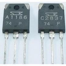 进口拆机三肯功放对管2SA1186/2SC2837 C2837/A1186 测试好对5元
