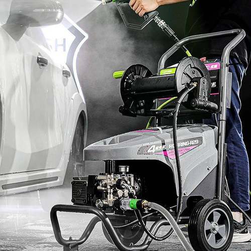 绿田R29POR220V3200W绿霸商用大功率虎啸工业洗车机高压清洗机