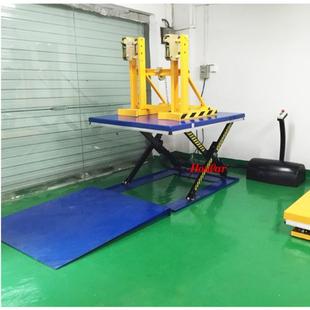 超低型G1001电动升降平台低放型电动液压升降机低位85MM