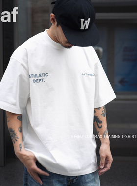 FOAF COOLMAX TRAINING T-SHIRT 25ss 立体印花凉感速干短袖T恤
