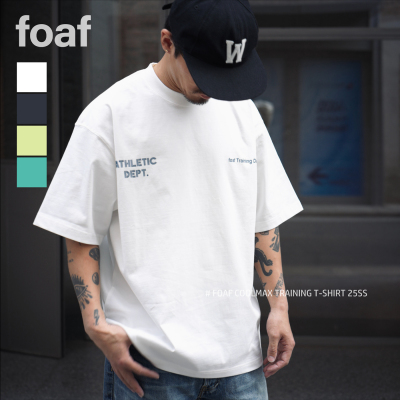 FOAF COOLMAX TRAINING T-SHIRT 25ss 立体印花凉感速干短袖T恤