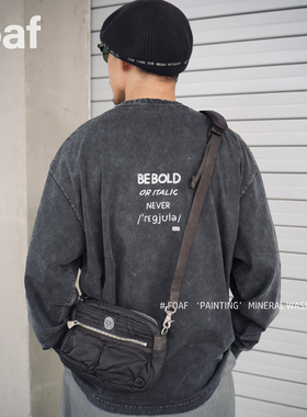 FOAF ‘PAINTING’ Mineral Wash LS 蜡染水洗做旧宽松长袖T恤