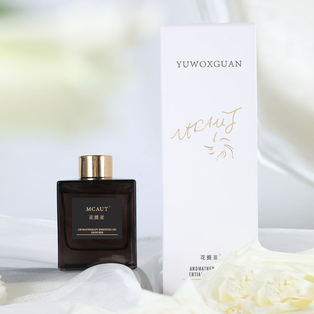 日本品质四方瓶栀子花香薰家用持久无火香薰客厅厕所除异味香氛空
