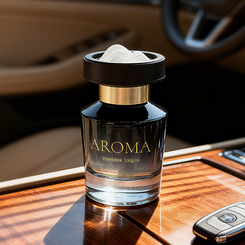 日本品质雪山车载香薰高级车用装饰香氛车内杯架香薰摆件汽车香水