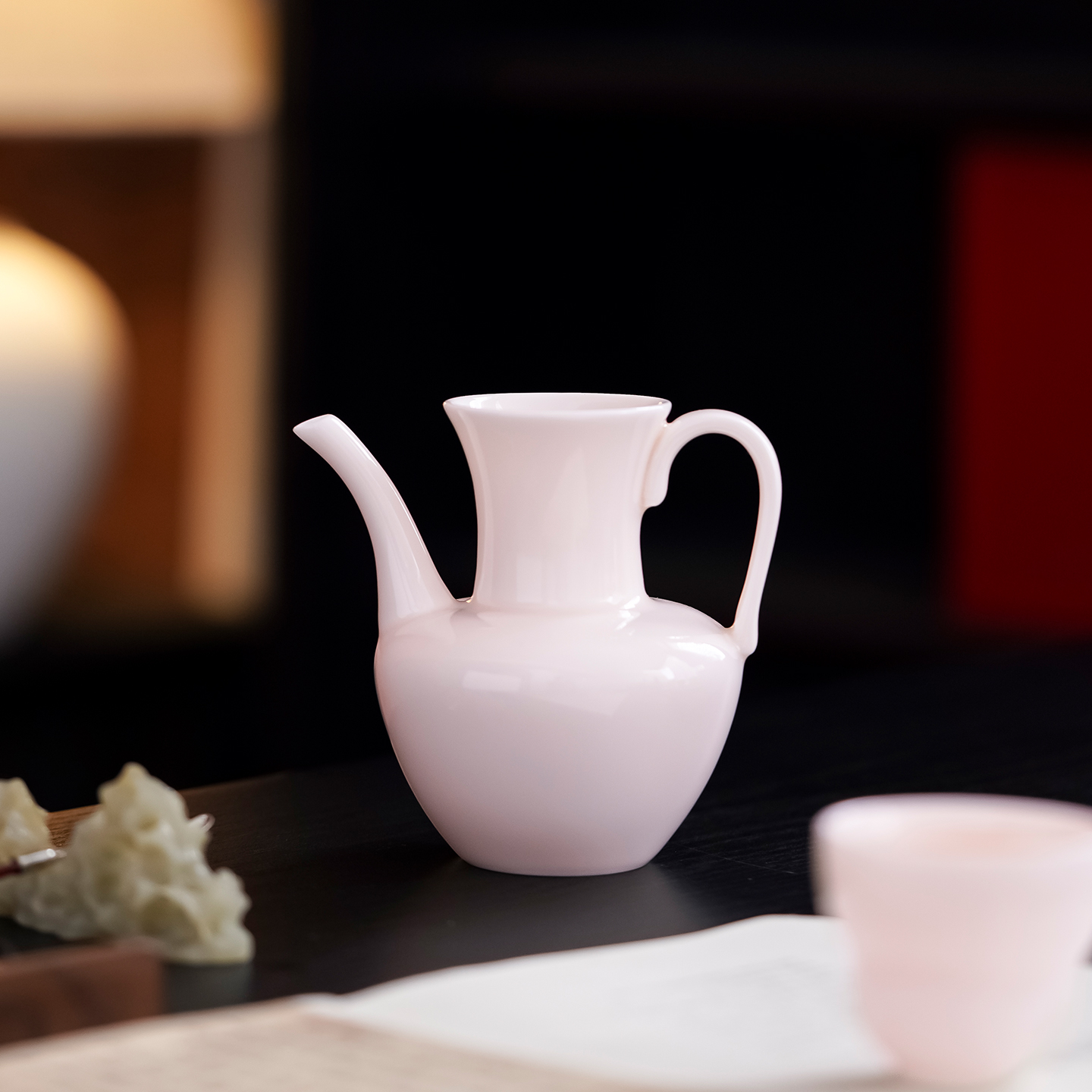 粉定陶瓷公道杯大容量分茶器