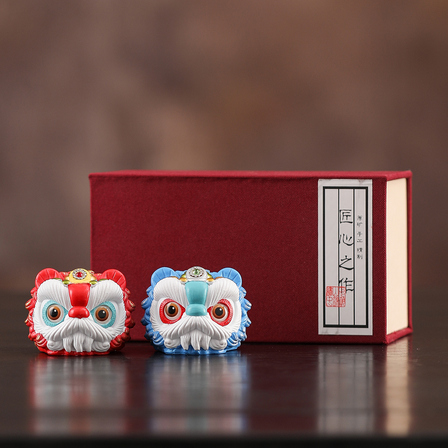 创意佛山醒狮香插摆件特色礼品套装商务年会送客户伴手礼生日礼物