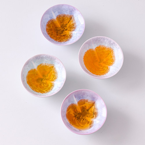 七彩结晶冰花乾坤葫芦主人杯65mL女生独特功夫茶杯品茗杯送礼便携