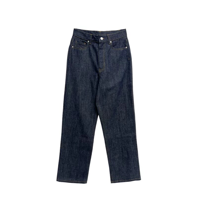 【橙庐】524729水洗高腰微锥直筒牛仔裤 春秋女微弹亲肤透气舒适,女装/女士精品,牛仔裤,淘宝优惠券,粉丝福利购,淘宝优惠卷