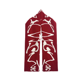 披肩中国风 草书望江南100绵羊毛大围巾 橙庐 WJ1032原创新中式